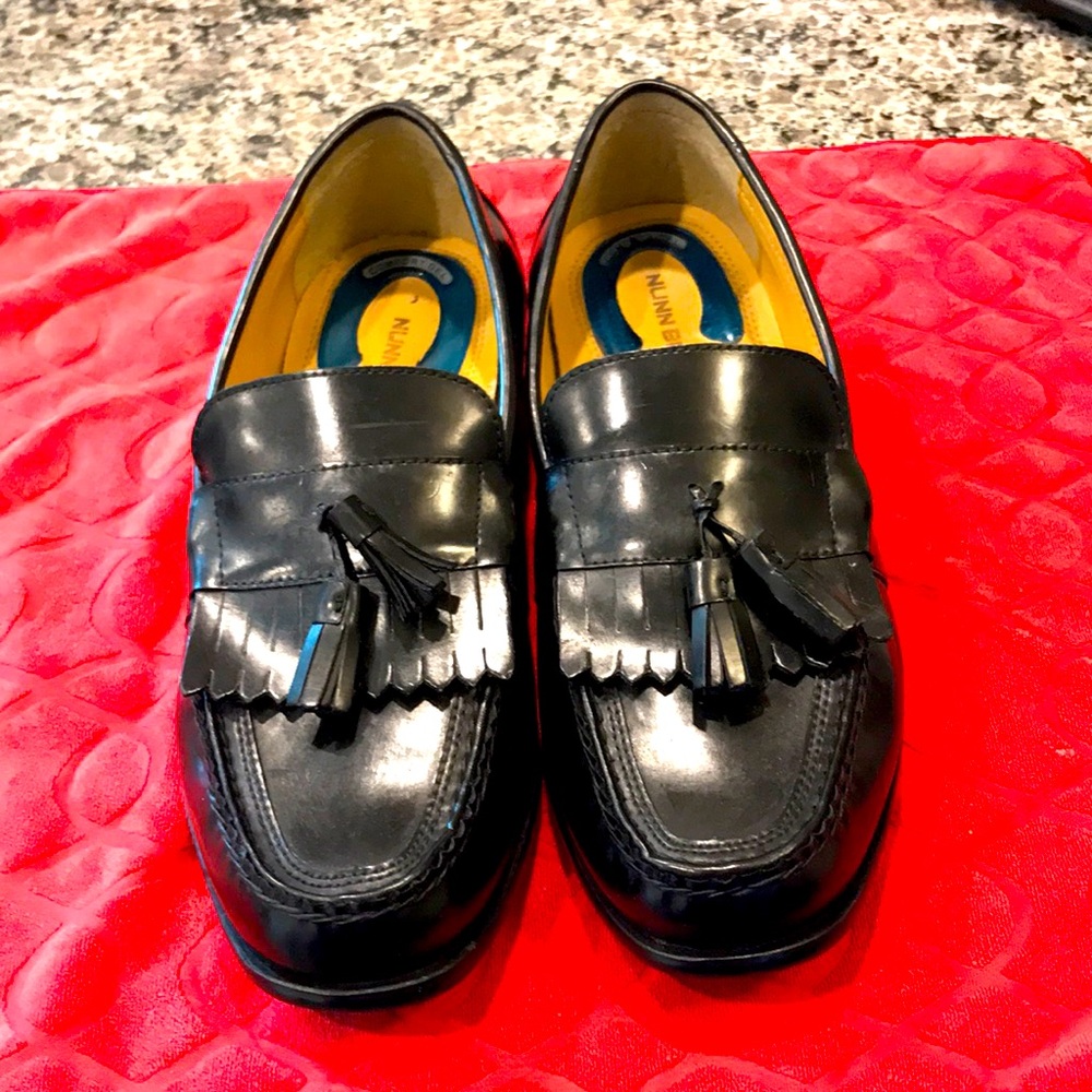 Men’s Nunn Bush Black  Leather Dress Shoes